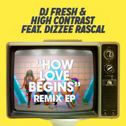 Cover of How Love Begins (Remixes) - EP (feat. Dizzee Rascal)
