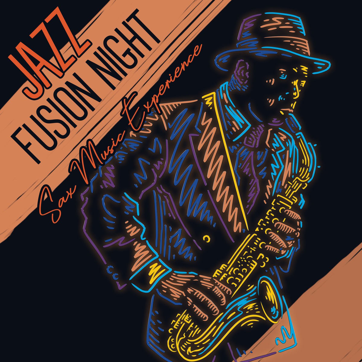 Jazz Instrumental Relax Center - Jazz Fusion Night – Sax Music