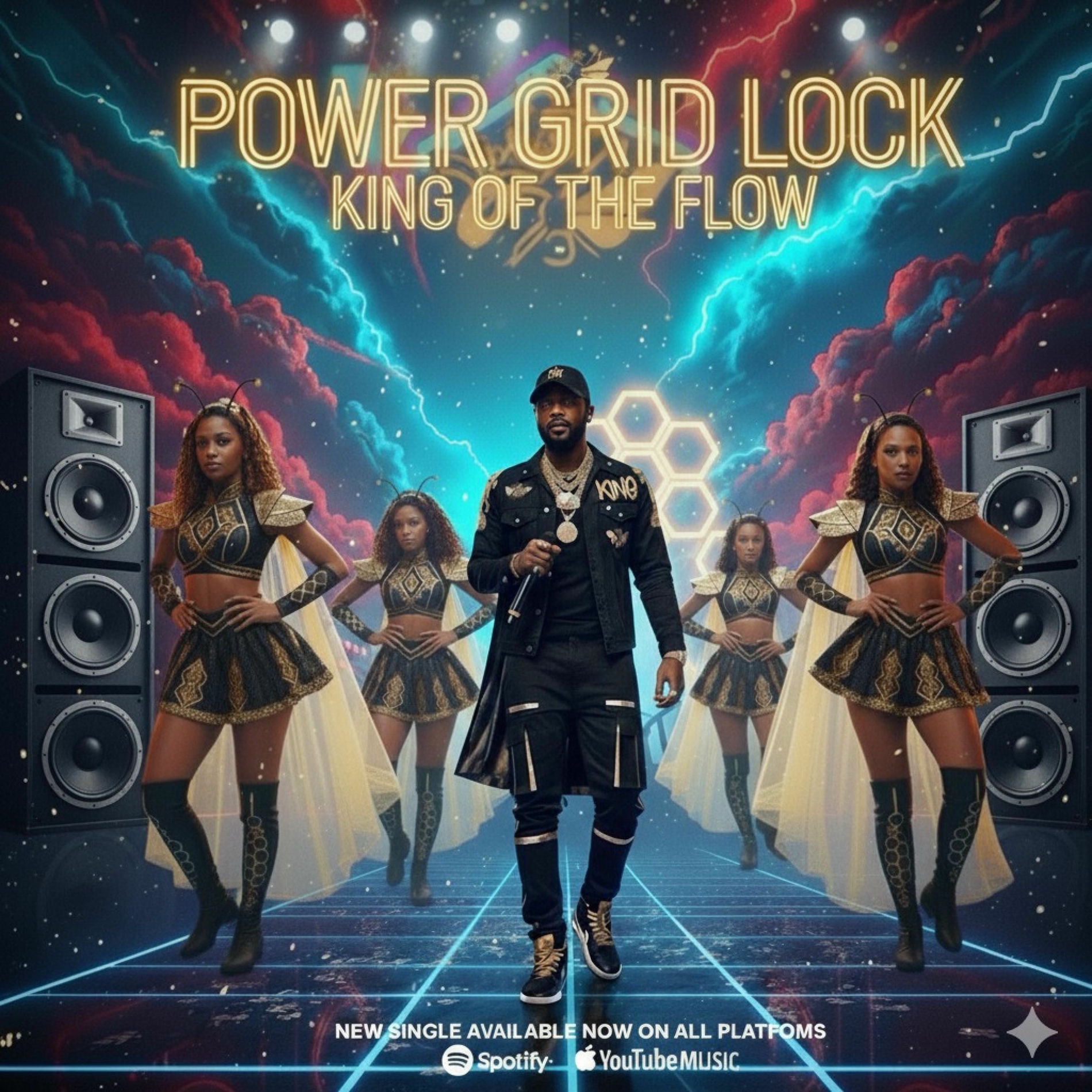 Album cover of Power Grid Lock (feat. Lady Bee)