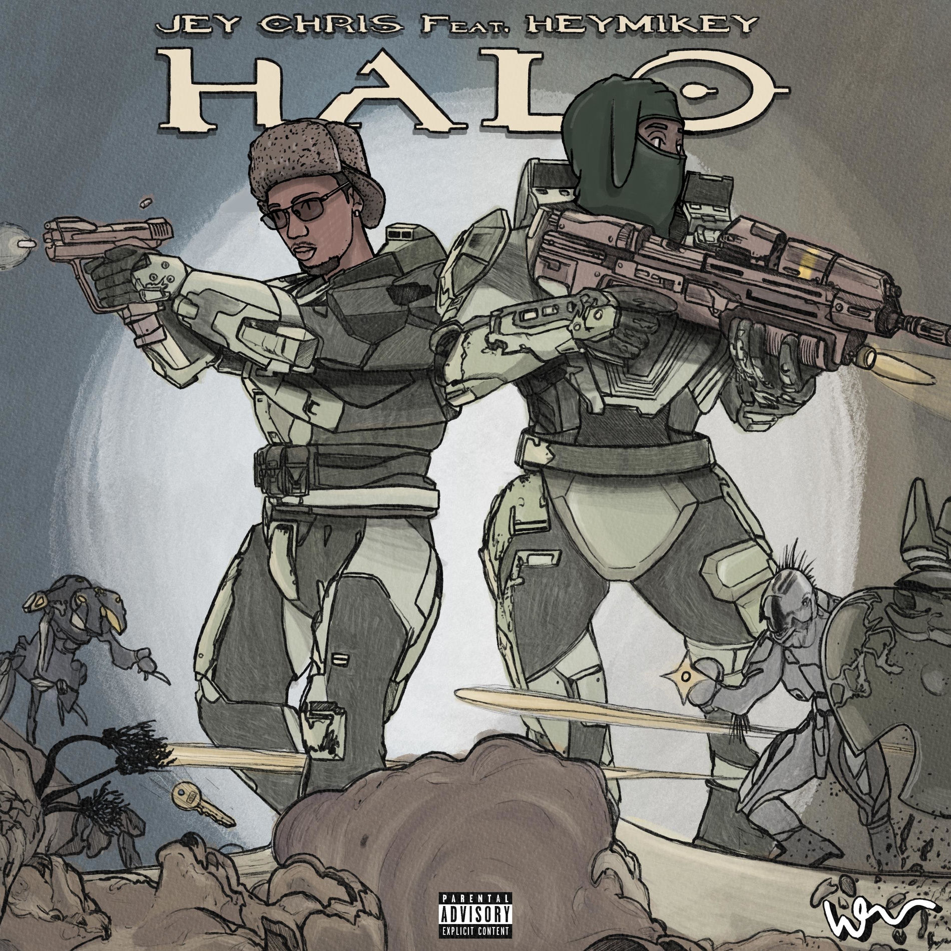 Album cover of HALO (feat. HeyMikey!)
