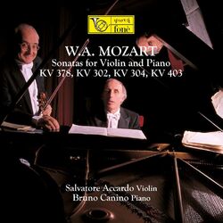 Cover of Mozart: Sonatas for Violin and Piano KV378, 302, 304, 403