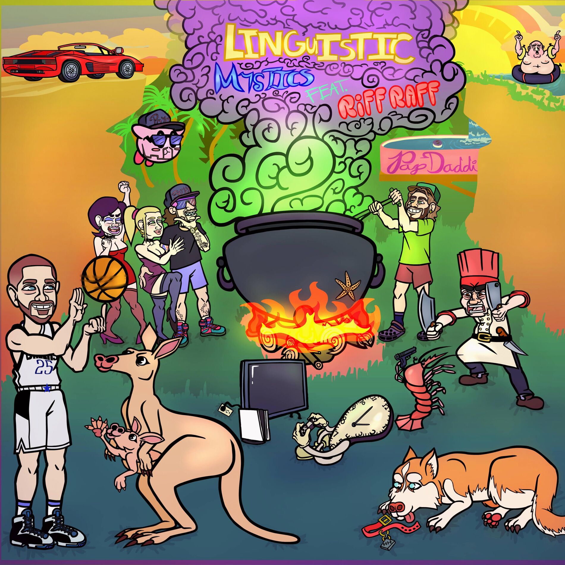 Album cover of Linguistic Mystics (feat. Riff Raff)