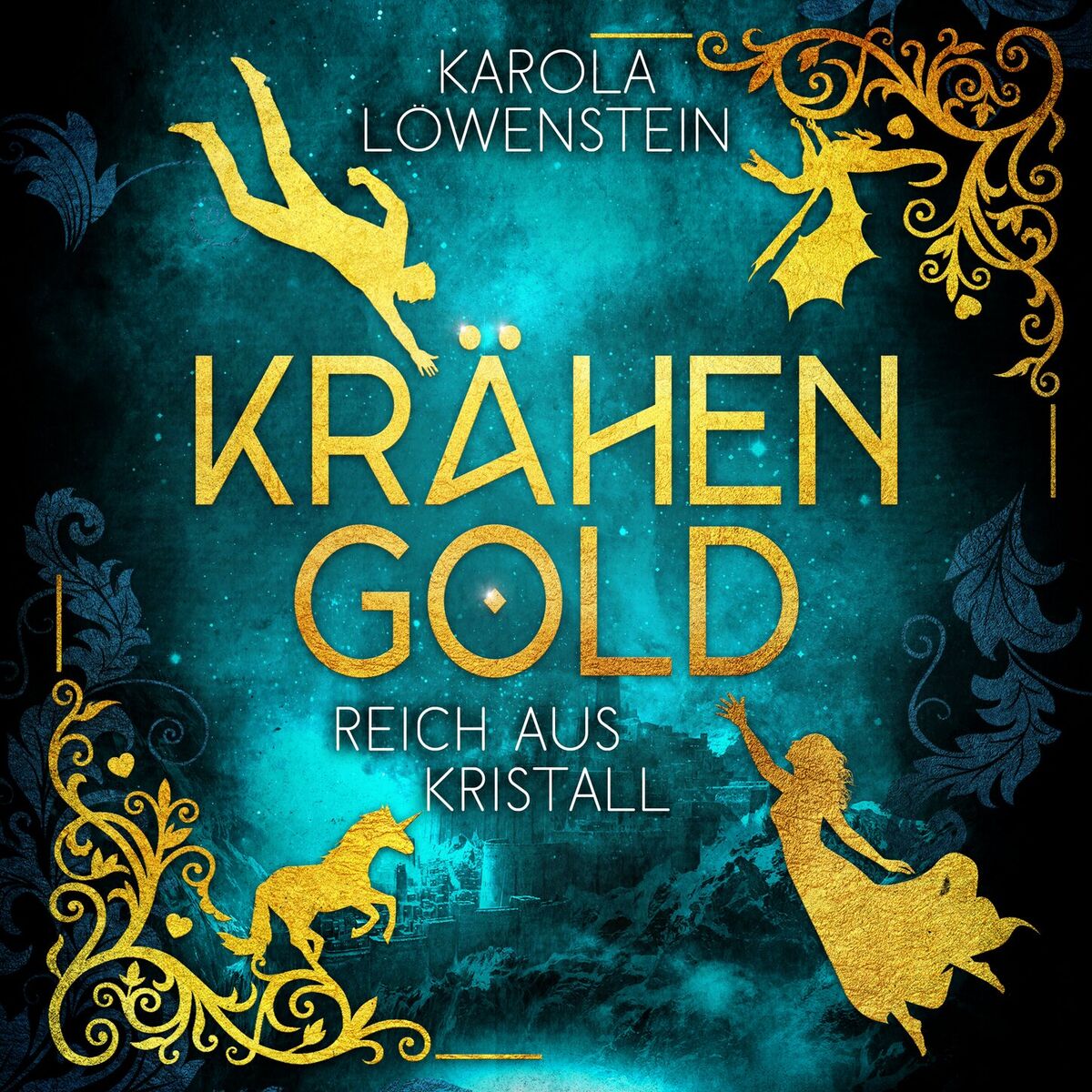Album cover of Reich aus Kristall - Krähengold-Saga, Buch 2 (ungekürzt)