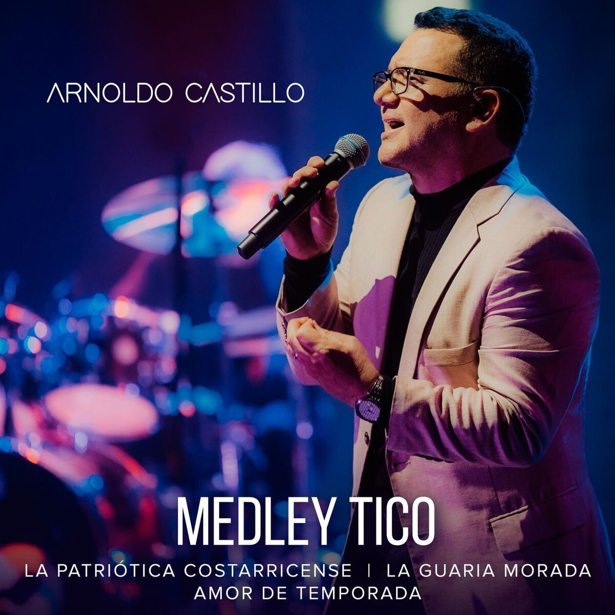 Album cover of Medley Tico: La Patriótica Costarricense / La Guaria Morada / Amor de Temporada