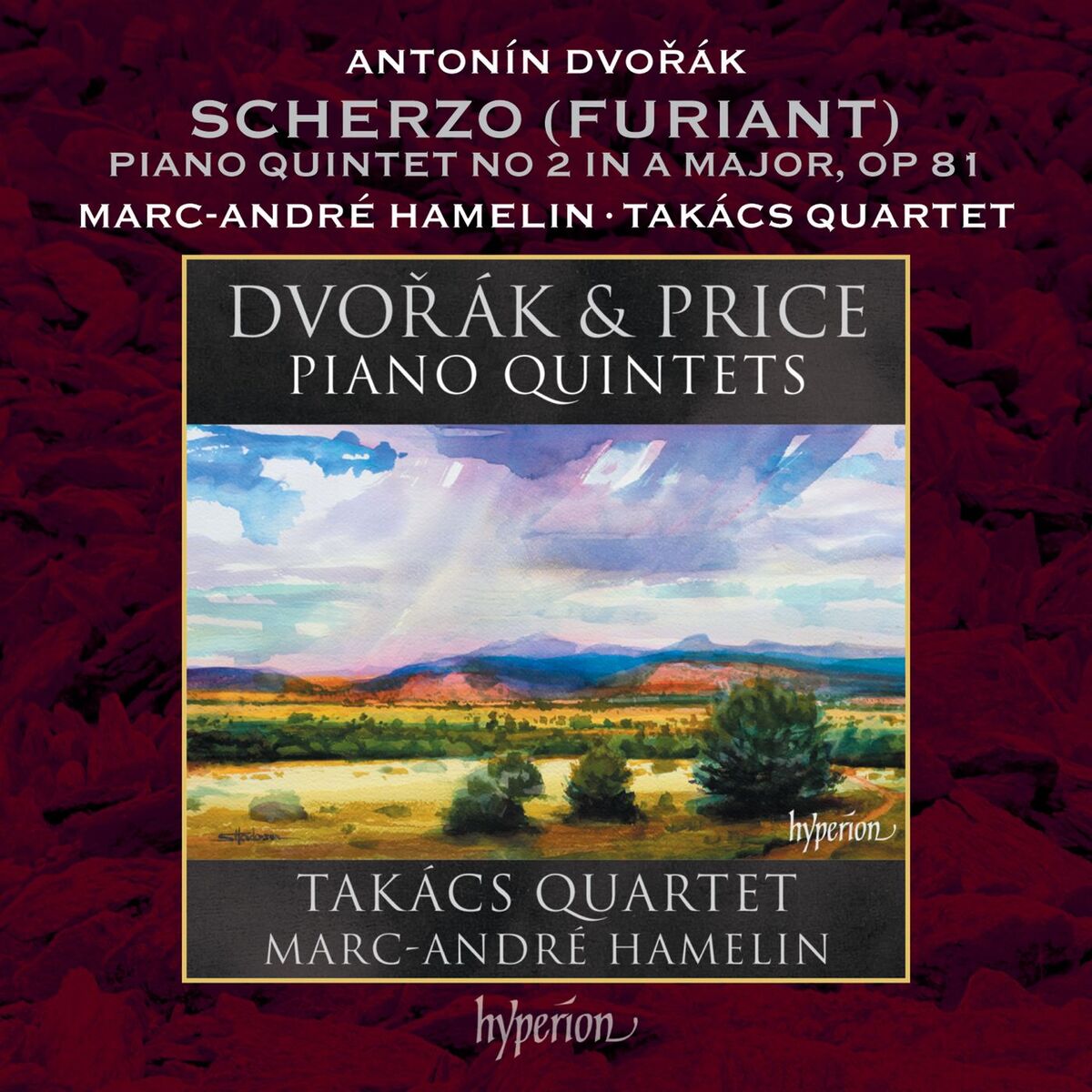 Album cover of Dvořák: Piano Quintet No. 2 in A Major, Op. 81, B. 155: III. Scherzo (Furiant). Molto vivace
