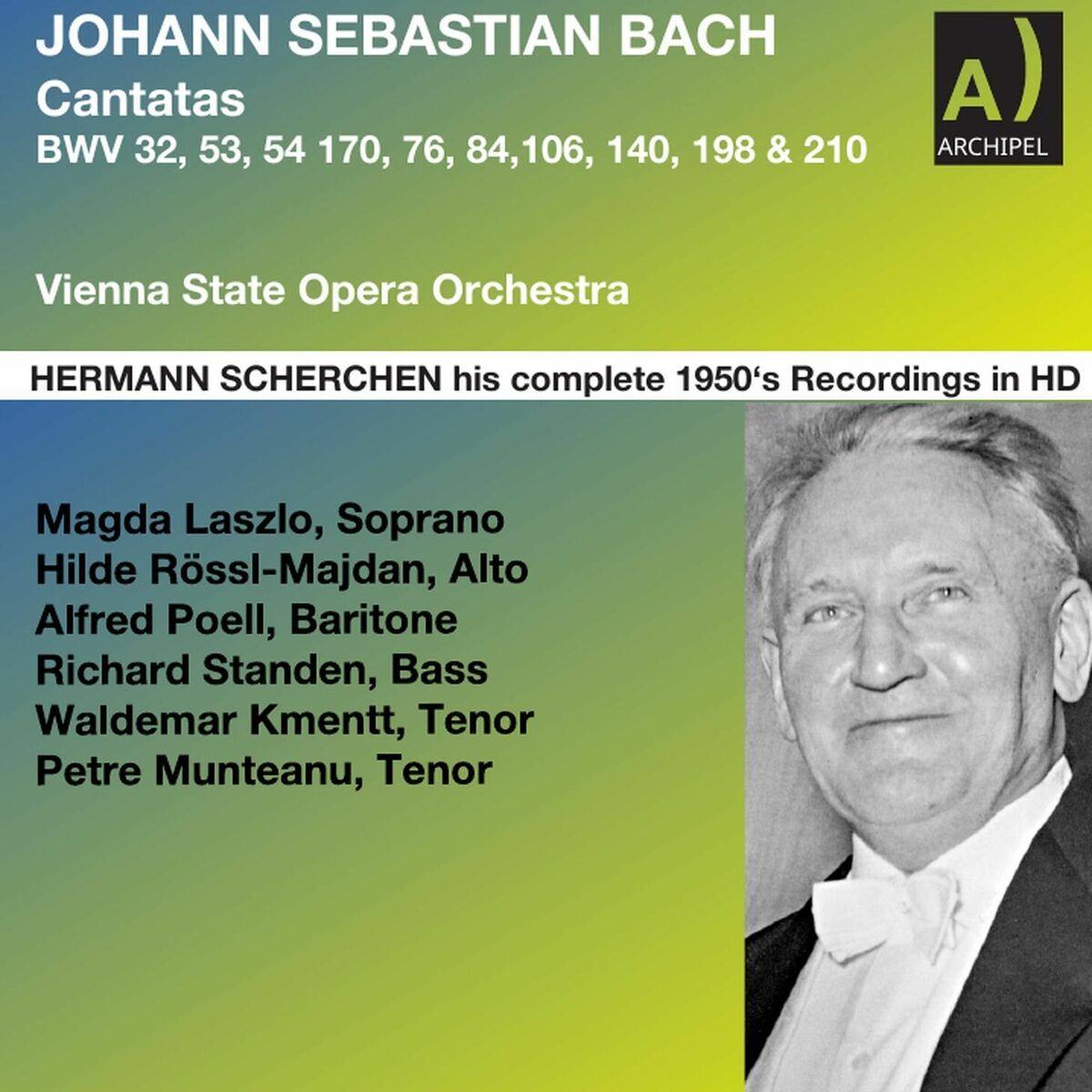 Album cover of J.S. Bach: Cantatas, BWV 32, 53, 54, 170, 76, 84, 106, 140, 198 & 210 (Remastered 2023)