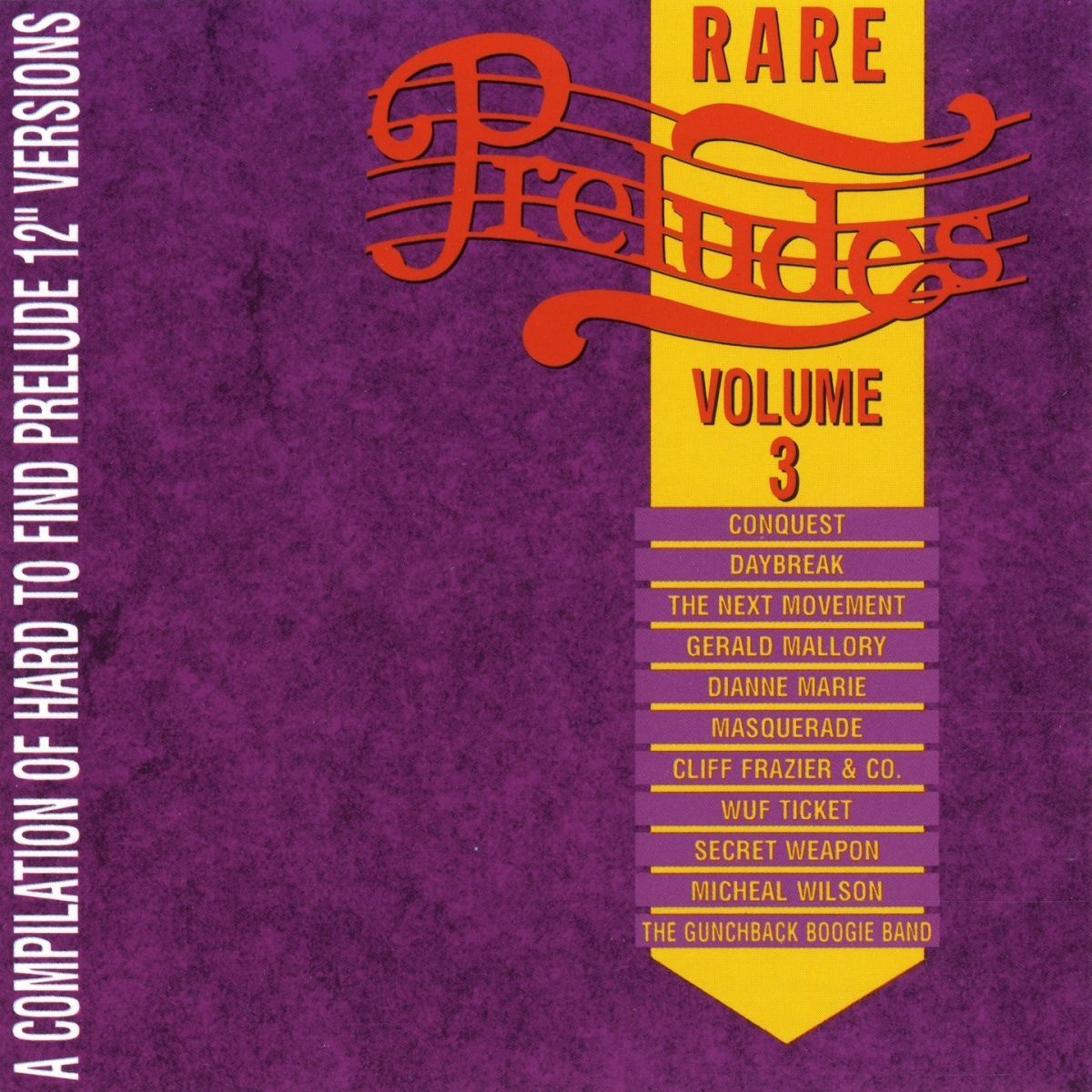 Album cover of Rare Preludes, Vol. 3