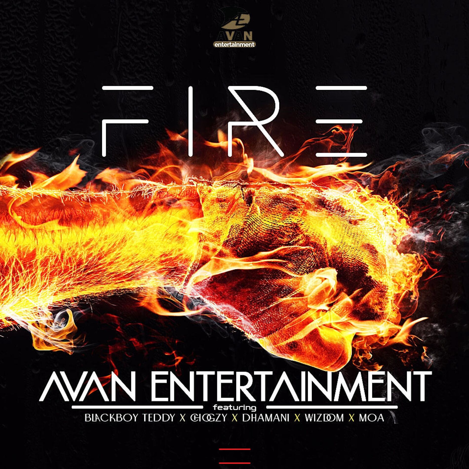 Album cover of Fire (feat. Blackboy Teddy, Chogzy, Dhamani, Wizdom & Møa)