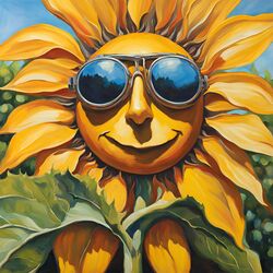 Cover of LARGE SUNFLOWER