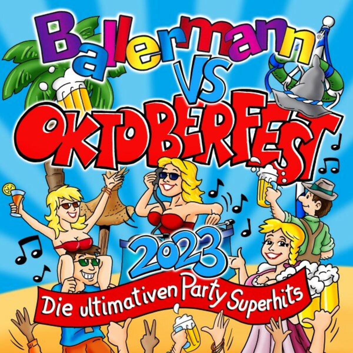 Album cover of Ballermann vs Oktoberfest 2023 - Die ultimativen Party Superhits