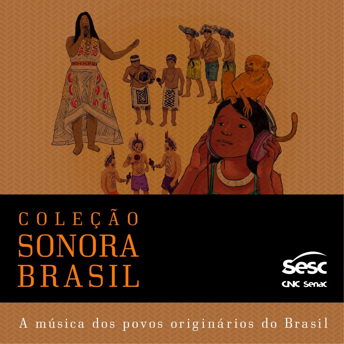 Album cover of Coleção Sonora Brasil - a Música dos Povos Originários do Brasil