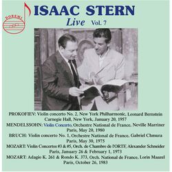Cover of Isaac Stern Live, Vol. 7