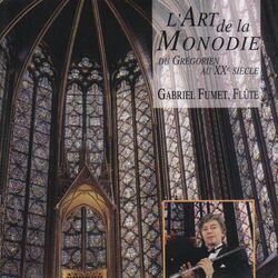 Cover of L'art de la monodie du grégorien au XXe siècle