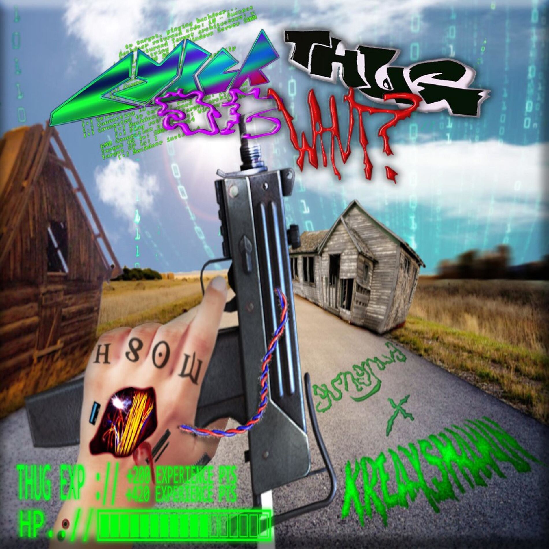Album cover of CYBER THUG OR WHUT? (feat. GUNGRAV3)