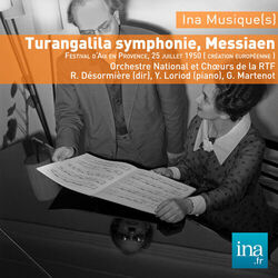 Cover of Turangalila symphonie, Messiaen, O. National et Choeurs de la RTF - R. Désormière (dir)
