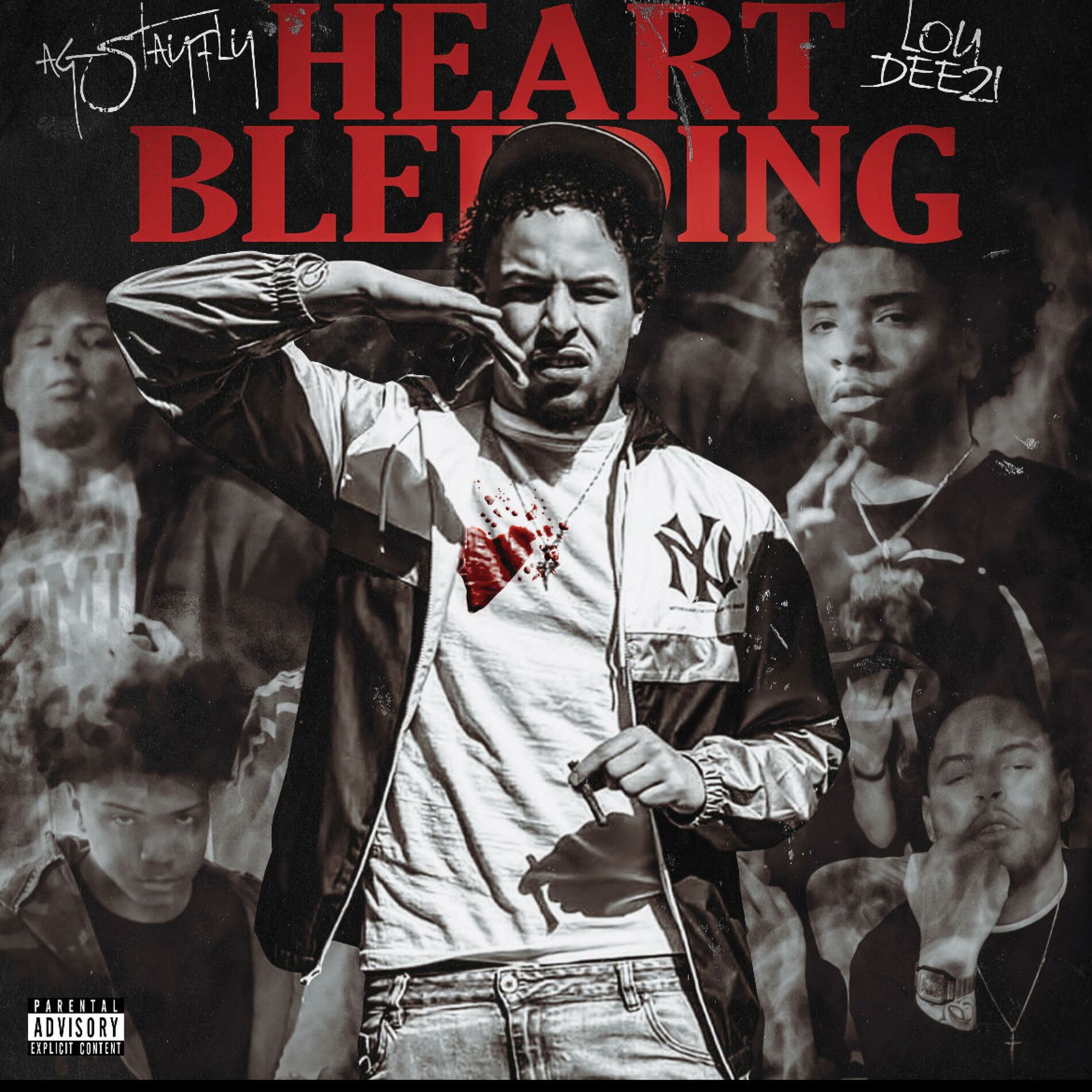 Album cover of Heart bleeding (feat. Lou deezi)
