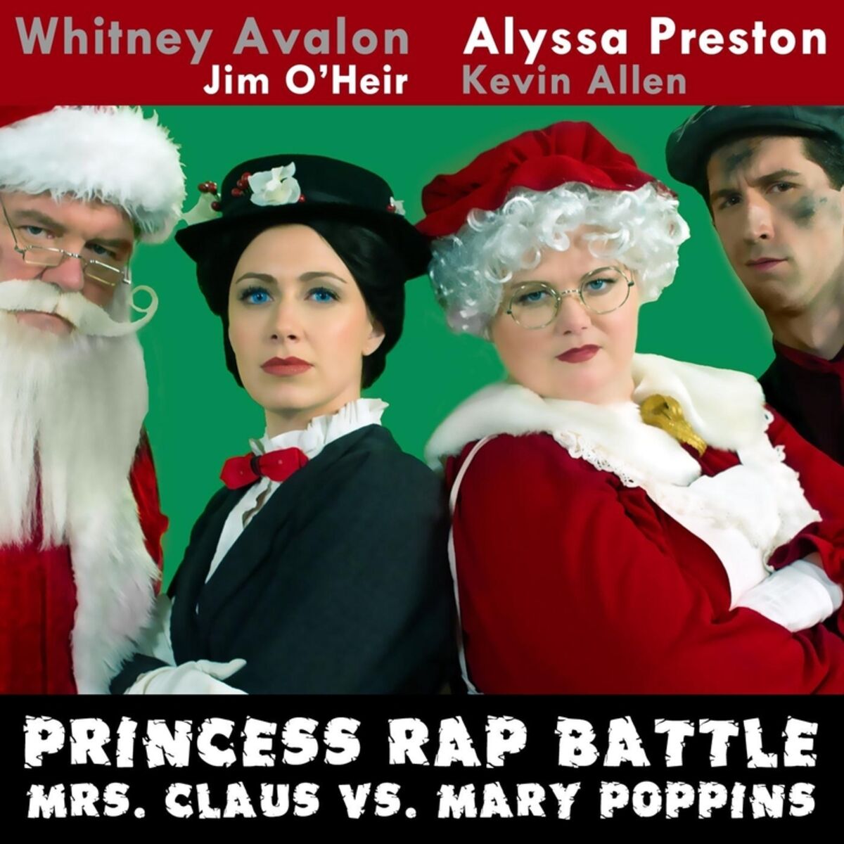 Album cover of Mrs. Claus vs. Mary Poppins (Princess Rap Battle)