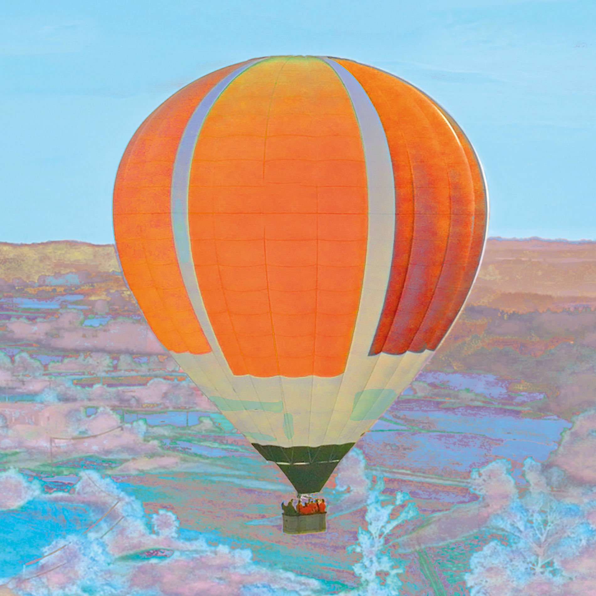 Album cover of En montgolfière