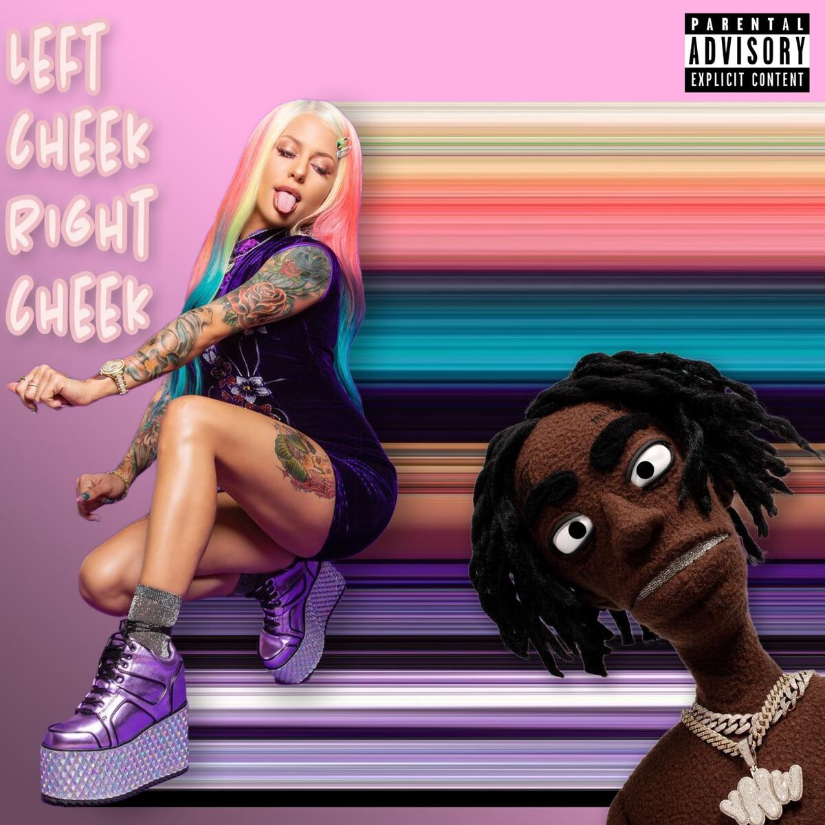 Album cover of Left Cheek, Right Cheek (feat. YNW Melly)