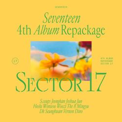 Cover of SEVENTEEN 4th Album Repackage 'SECTOR 17'