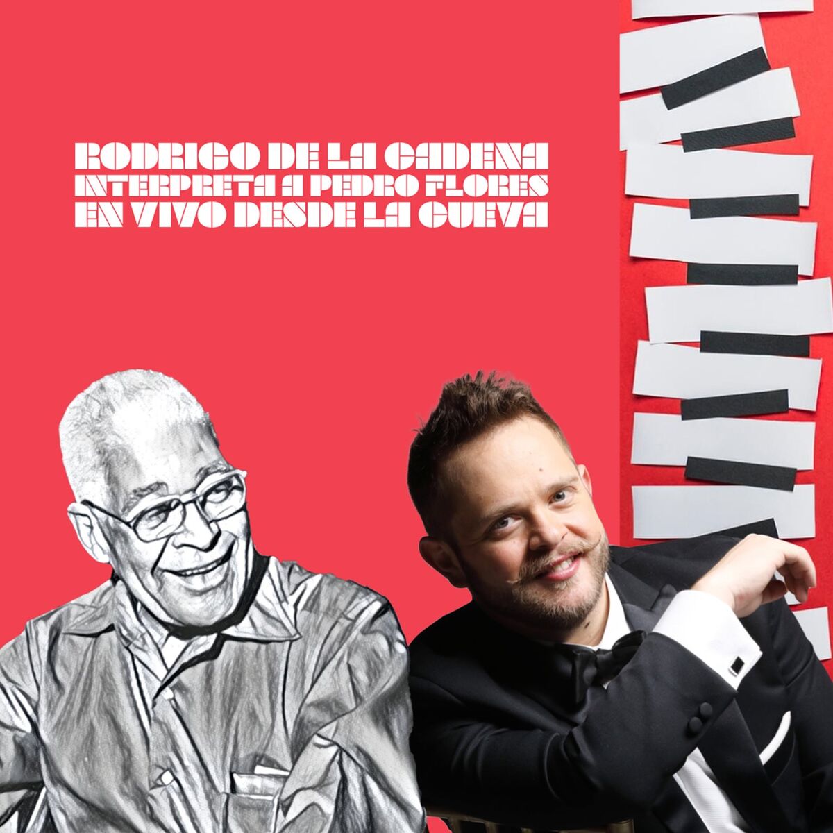 Album cover of Rodrigo de la Cadena Interpreta a Pedro Flores (En Vivo Desde La Cueva)