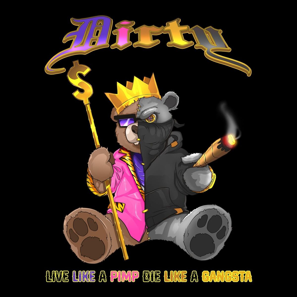 Album cover of Live Like a Pimp Die Like a Gangsta