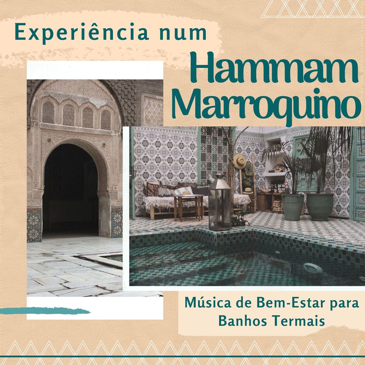 Album cover of Experiência num Hammam Marroquino: Música de Bem-Estar para Banhos Termais, Sons de Marrocos