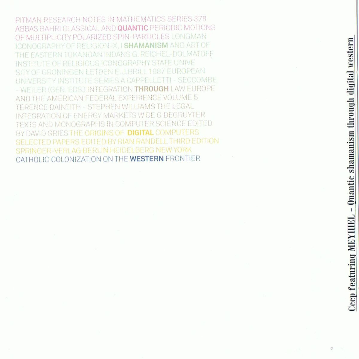 Album cover of Quantic Shamanism Through Digital Western
