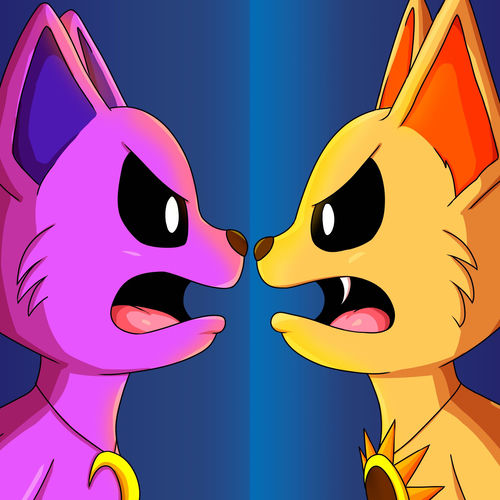 CatNap X CatFeine Rap Battle (Smiling Critters Vs Frowning