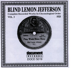 Cover of Blind Lemon Jefferson Vol. 3 1928