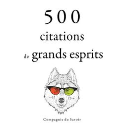 Cover of 500 citations de grands esprits