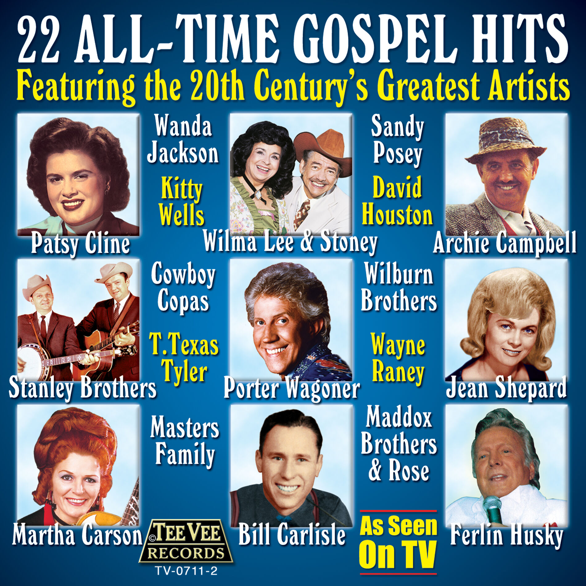 Album cover of 22 All-Time Gospel Hits