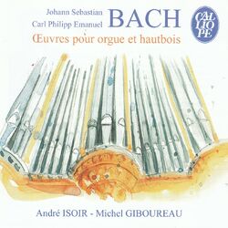 Cover of Bach: Oeuvres pour orgue et hautbois
