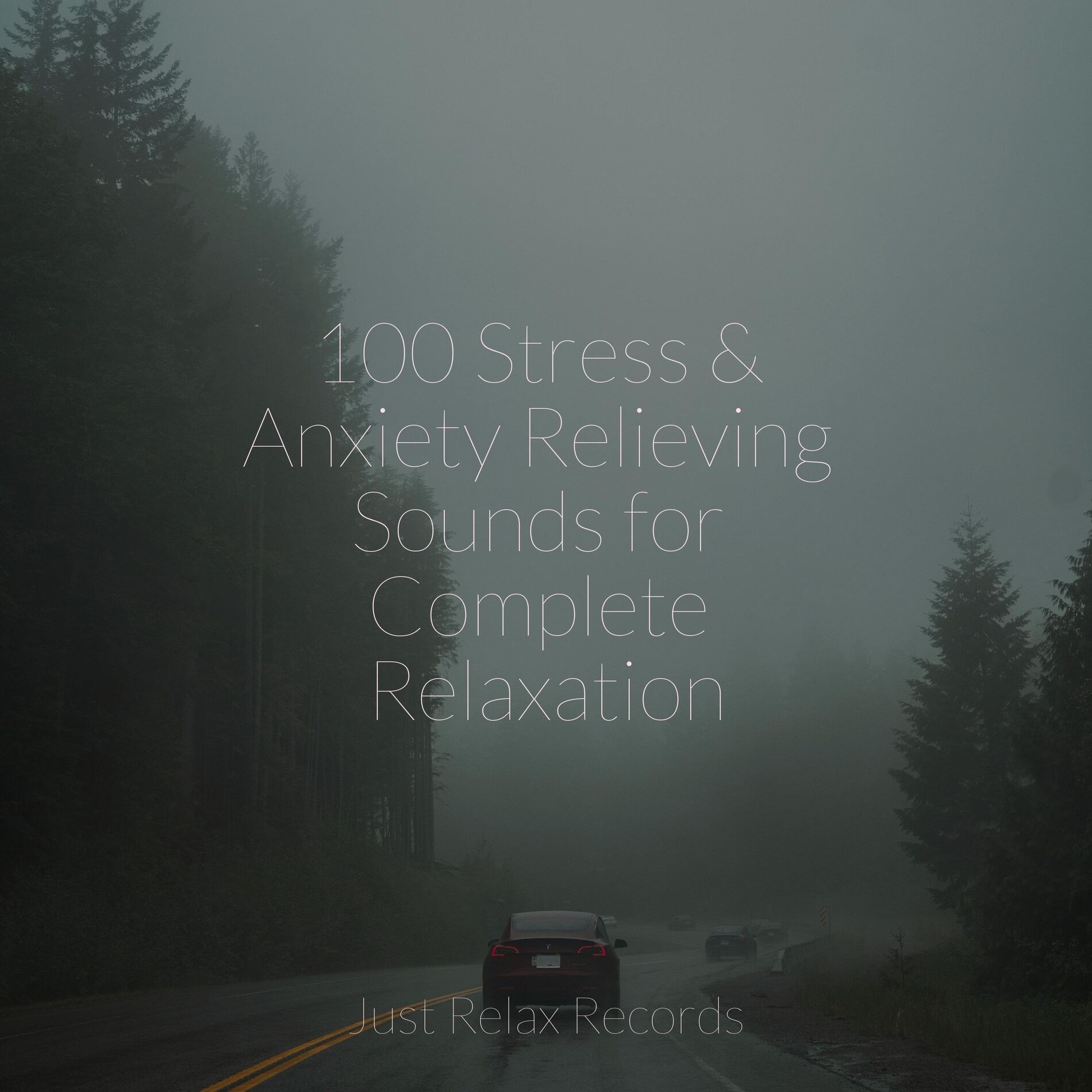 Album cover of 100 Stress & Anxiety Relieving Sounds for Complete Relaxation