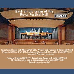 Cover of J.S. Bach on the Organ of the Royal Festival Hall