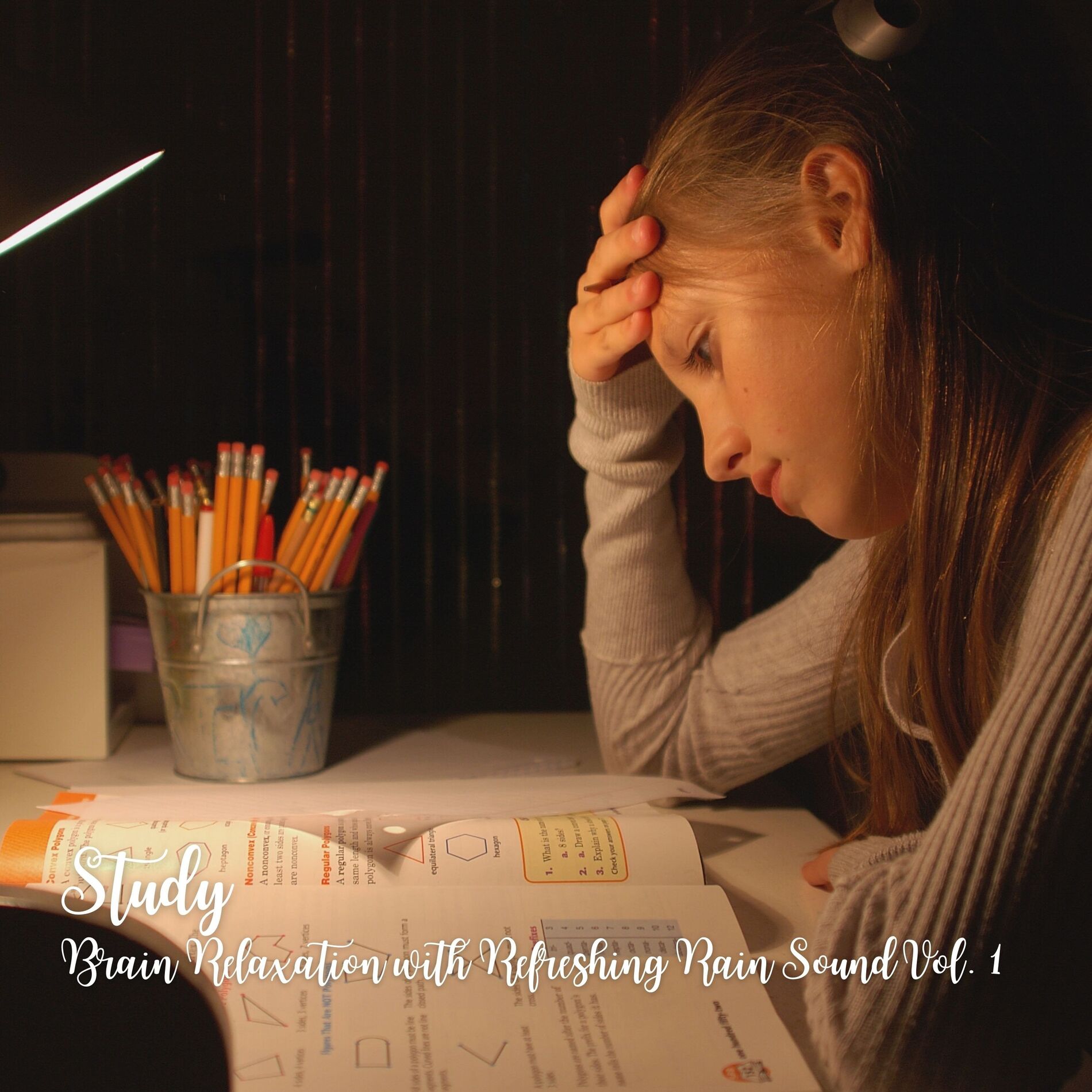Album cover of Study: Brain Relaxation with Refreshing Rain Sound Vol. 1