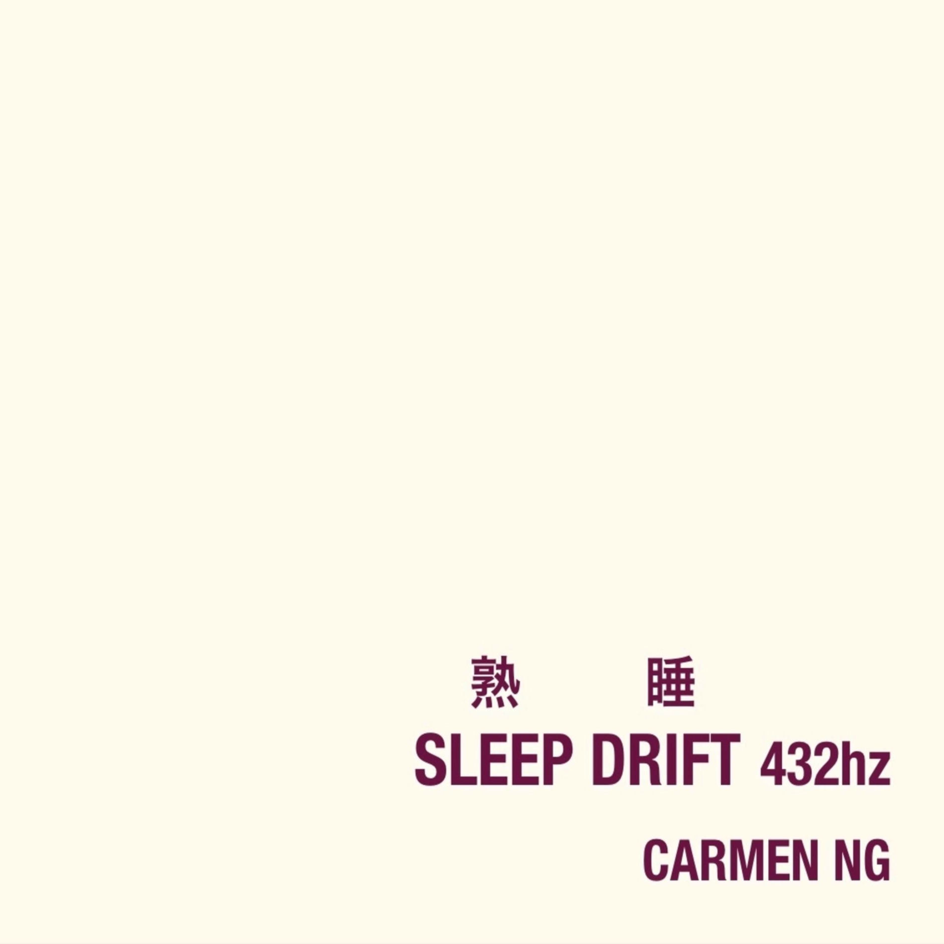 Album cover of Sleep Drift 432hz
