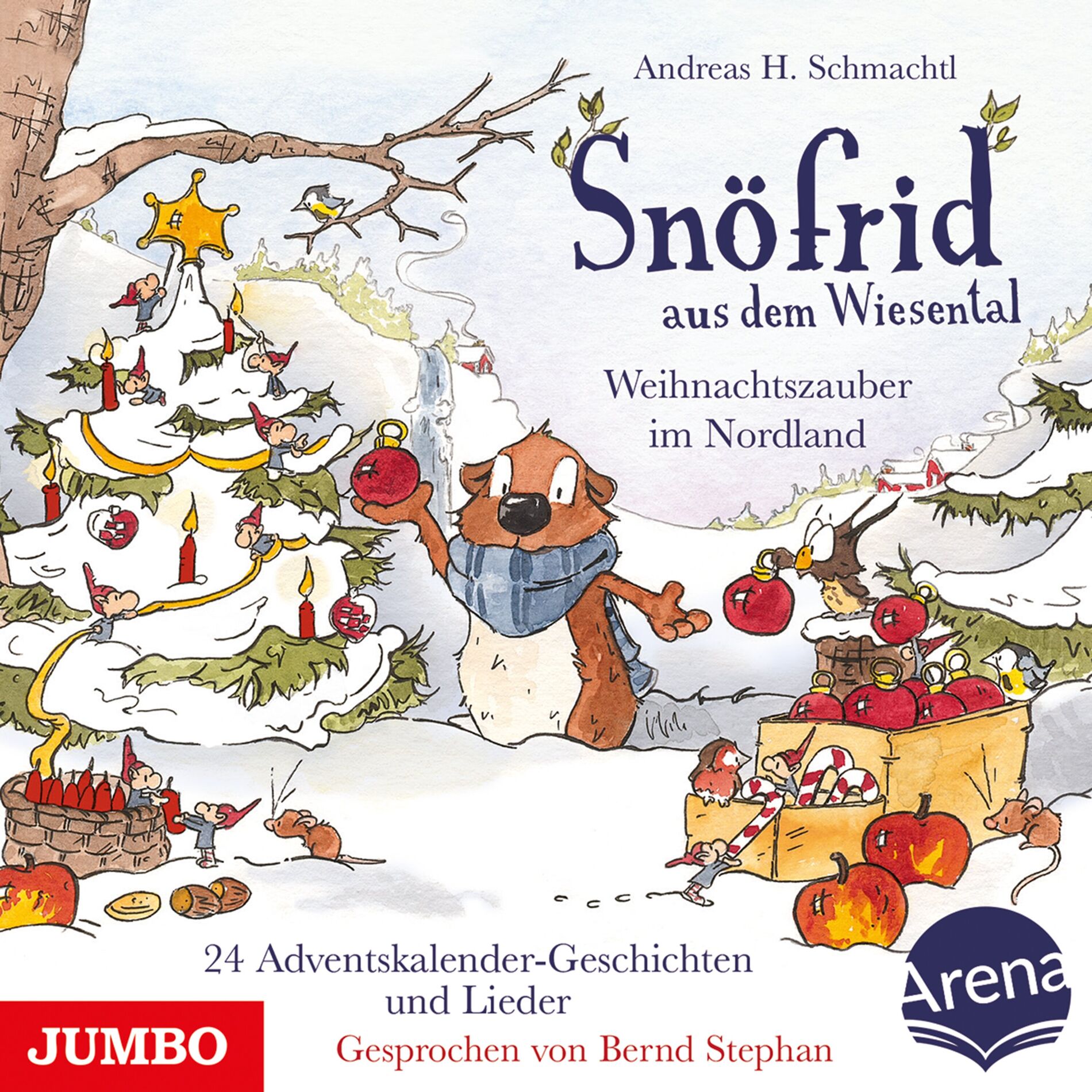 Album cover of Snöfrid aus dem Wiesental. Weihnachtszauber im Nordland - 24 Adventskalender-Geschichten