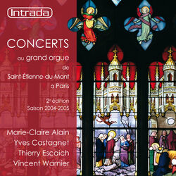 Cover of Concerts au grand orgue de Saint-Étienne-du-Mont à Paris