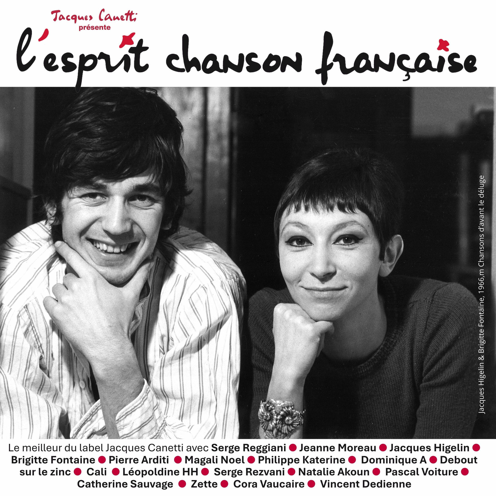 Album cover of L'esprit chanson française de Jacques Canetti