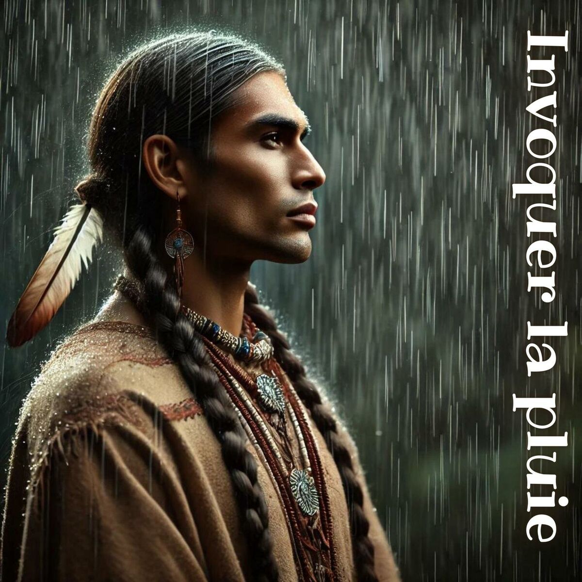 Album cover of Invoquer la pluie: Musique de flûte amérindienne et sons de pluie immersifs pour la purification et la transformation spirituelles