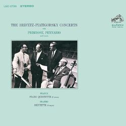 Cover of Franck: Piano Quintet in F Minor, M. 7, FWV 7 & Brahms: String Sextet No. 2 in G Major, Op. 36