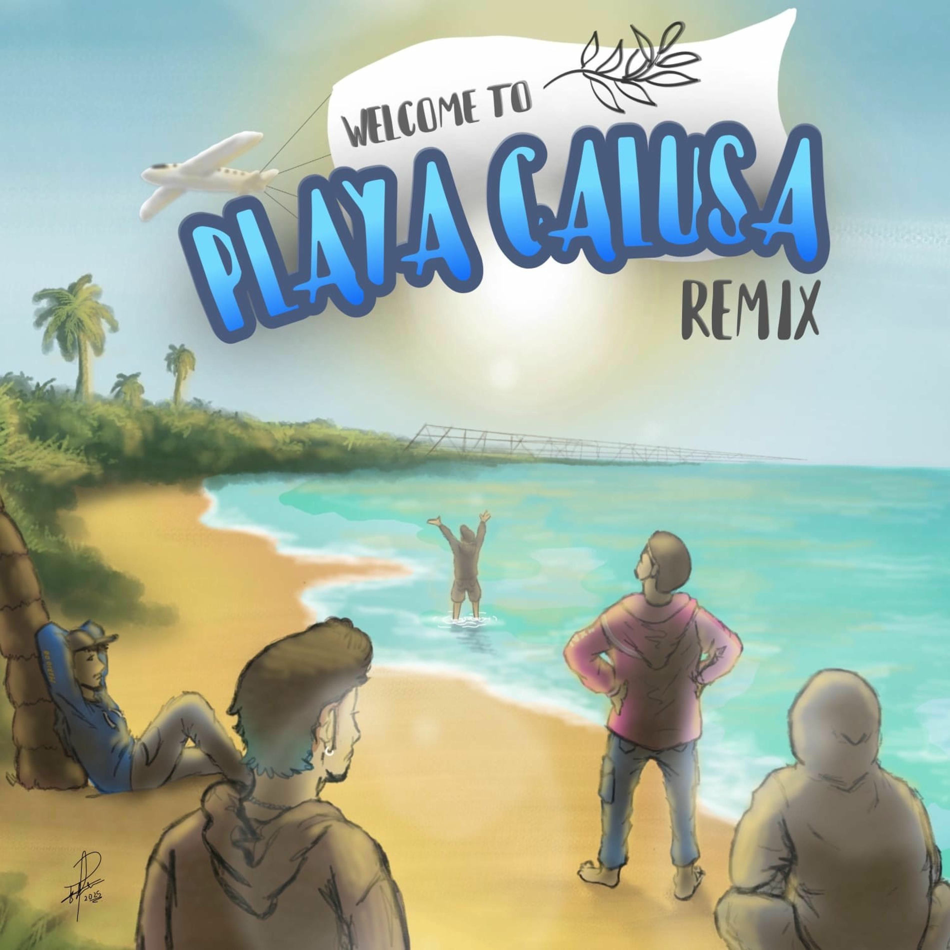 Album cover of PLAYA CALUSA (feat. Keke, Akalmd, Jimenezz & Mario OG) [Remix]