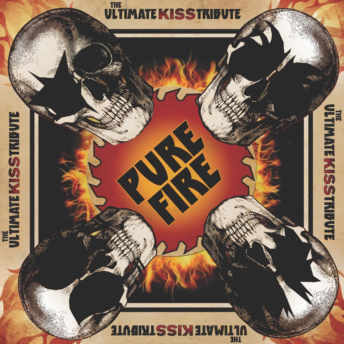 Album cover of Pure Fire - the Ultimate Kiss Tribute