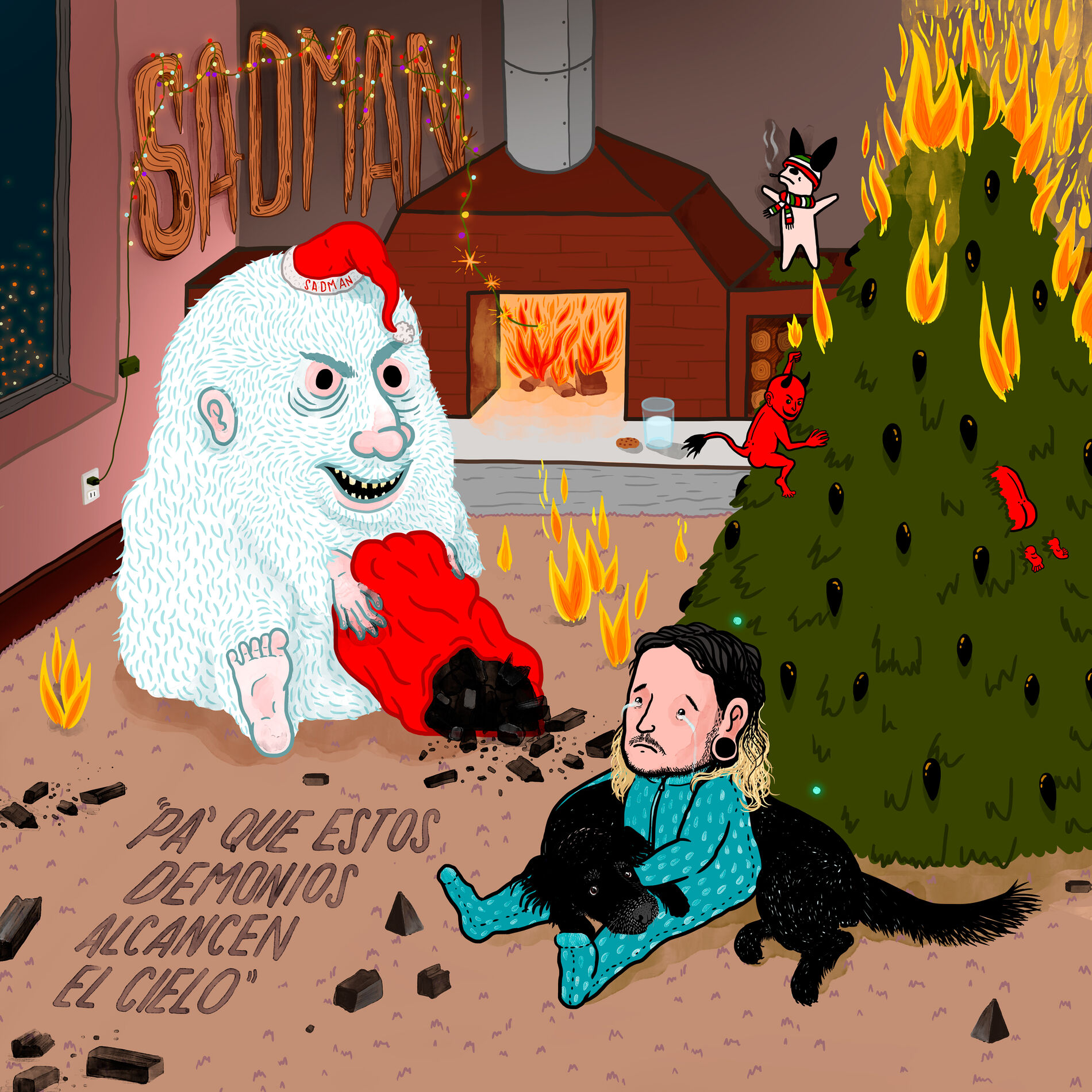 Album cover of Sadman Pa' Que Estos Demonios Alcancen el Cielo