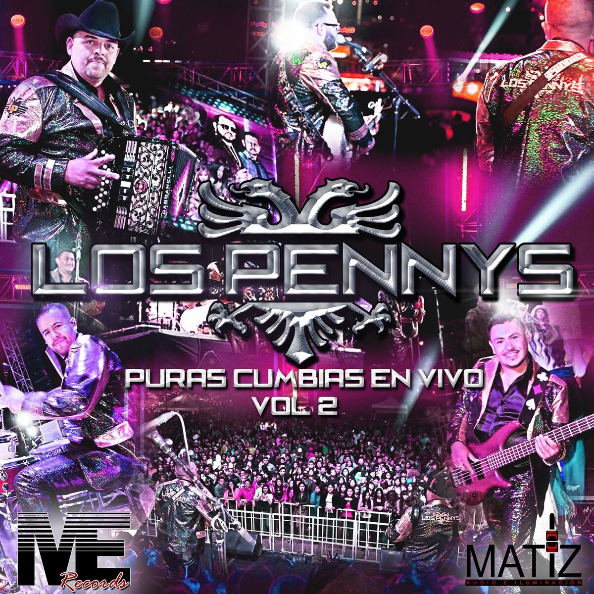 Album cover of Puras Cumbias en Vivo, vol. 2