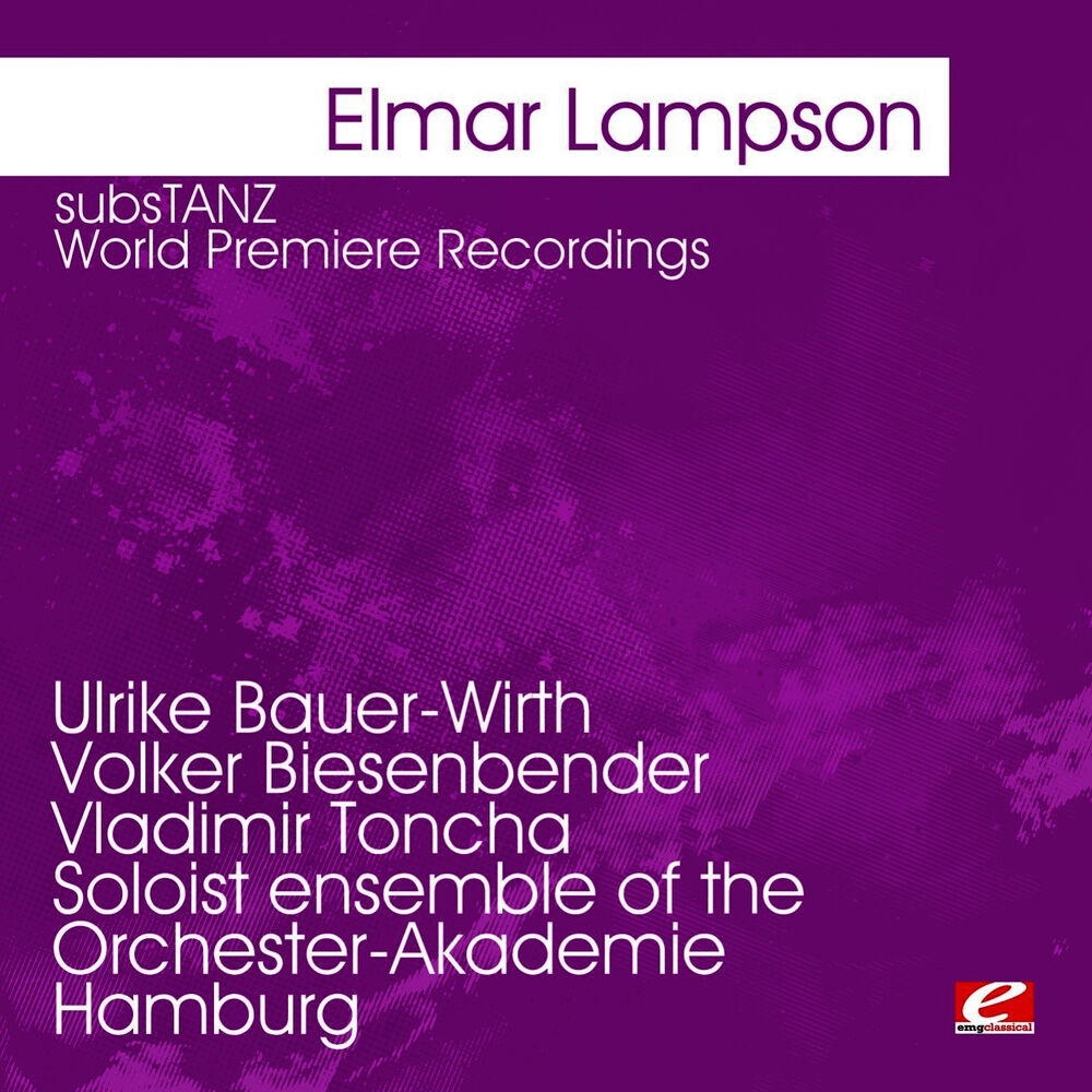 Picture of Lampson: subsTANZ - World Premiere Recordings (Digitally Remastered)