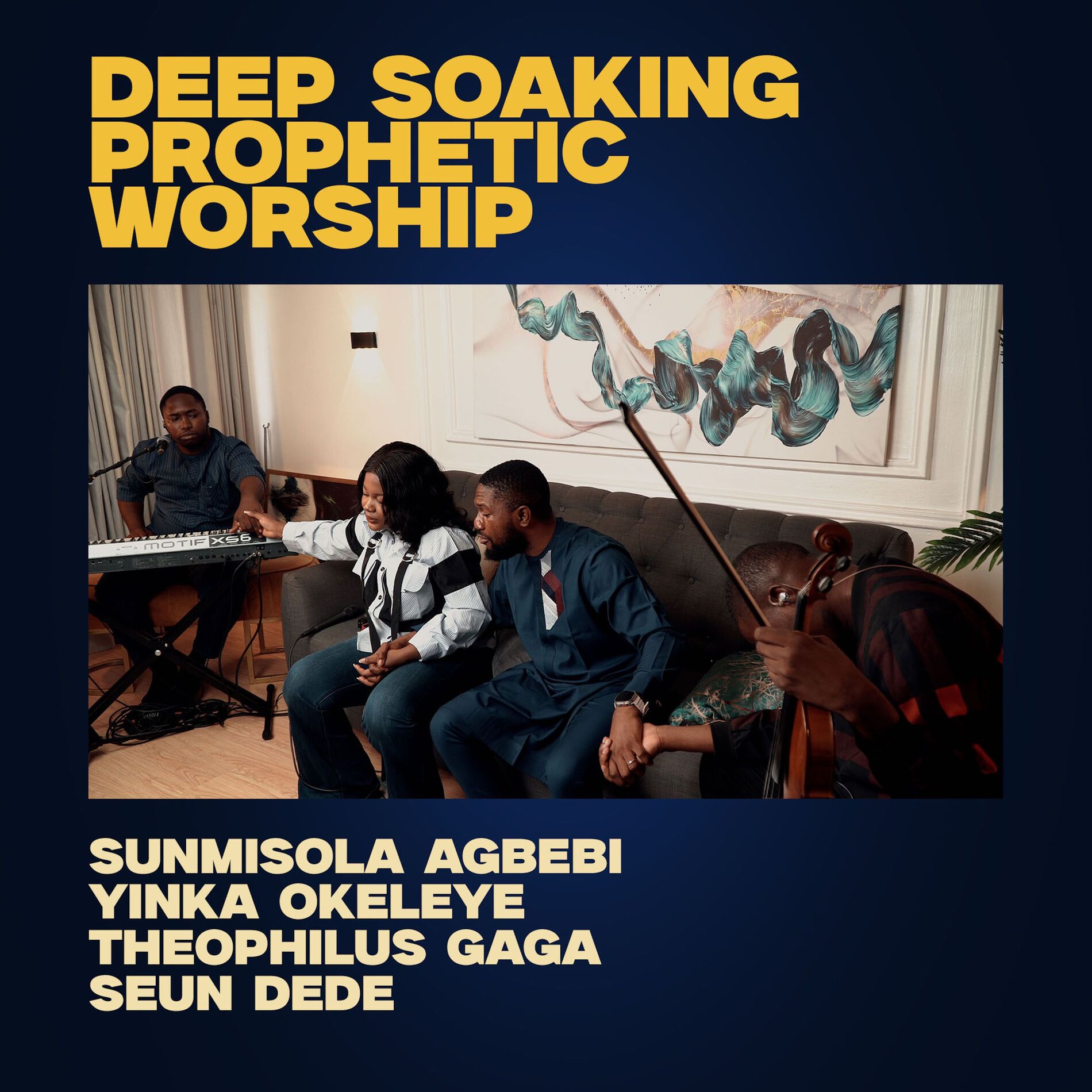 Album cover of Deep Soaking Prophetic Worship (Emmanuel / Immanuel / Yahweh - Medley)