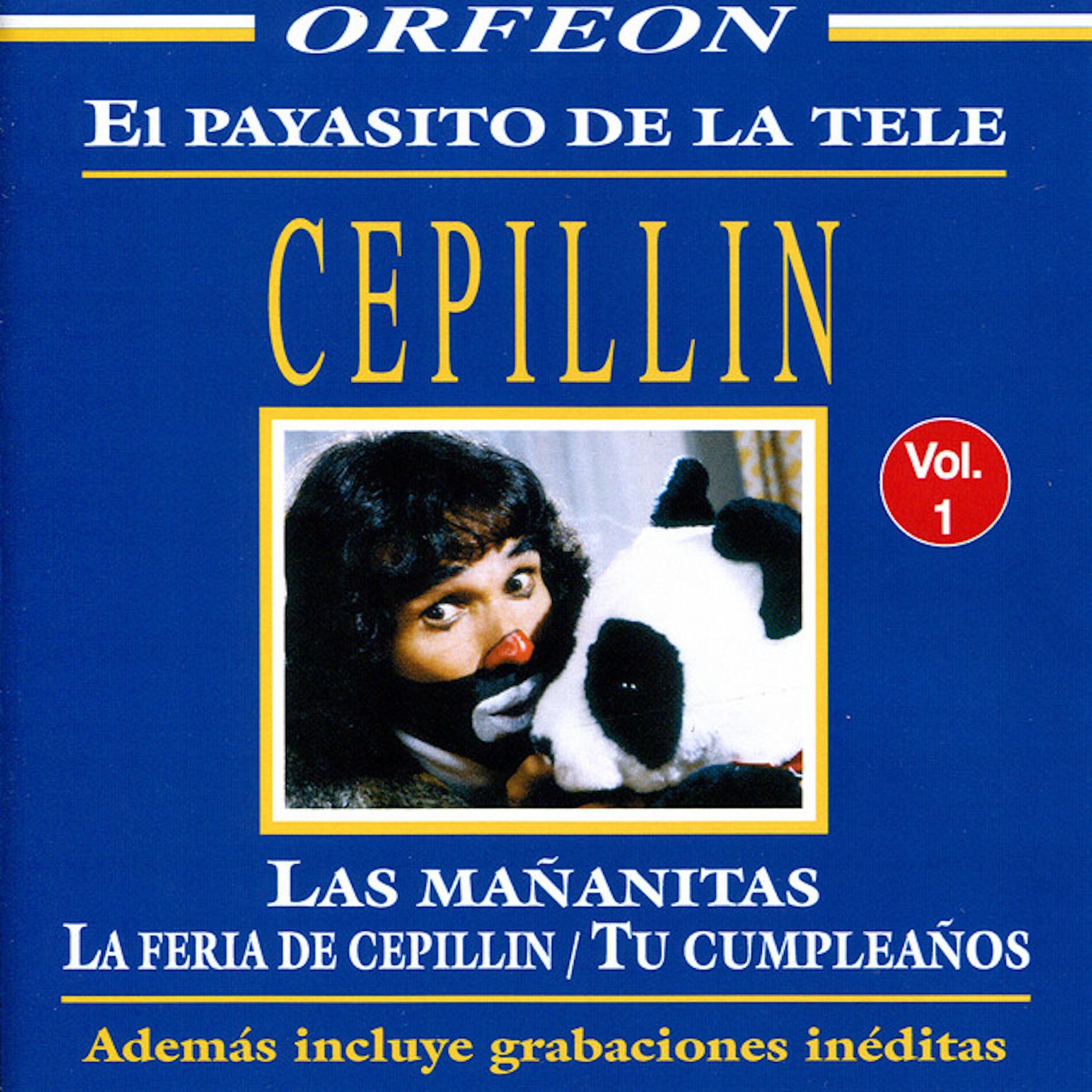 Album cover of El Payasito de la Tele Cepillín Vol. 1