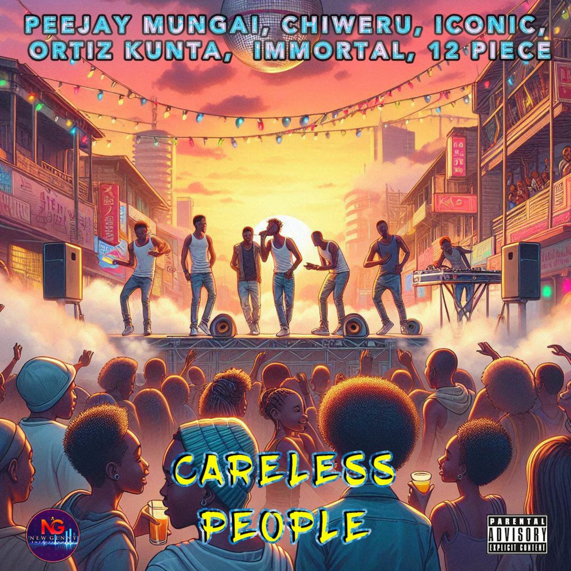 Album cover of CARELESS PEOPLE (feat. CHIWERU, ICONIC, ORTIZ KUNTA, IMMORTAL & 12 PIECE)